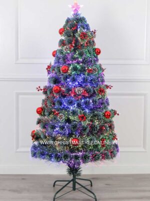 Vibrant Fiber Optic Christmas Tree