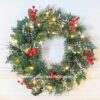 Pre-lit Celebration Christmas Wreath 50cm