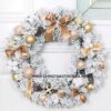 Nordic Frosted Sophistication Christmas Wreath 60cm